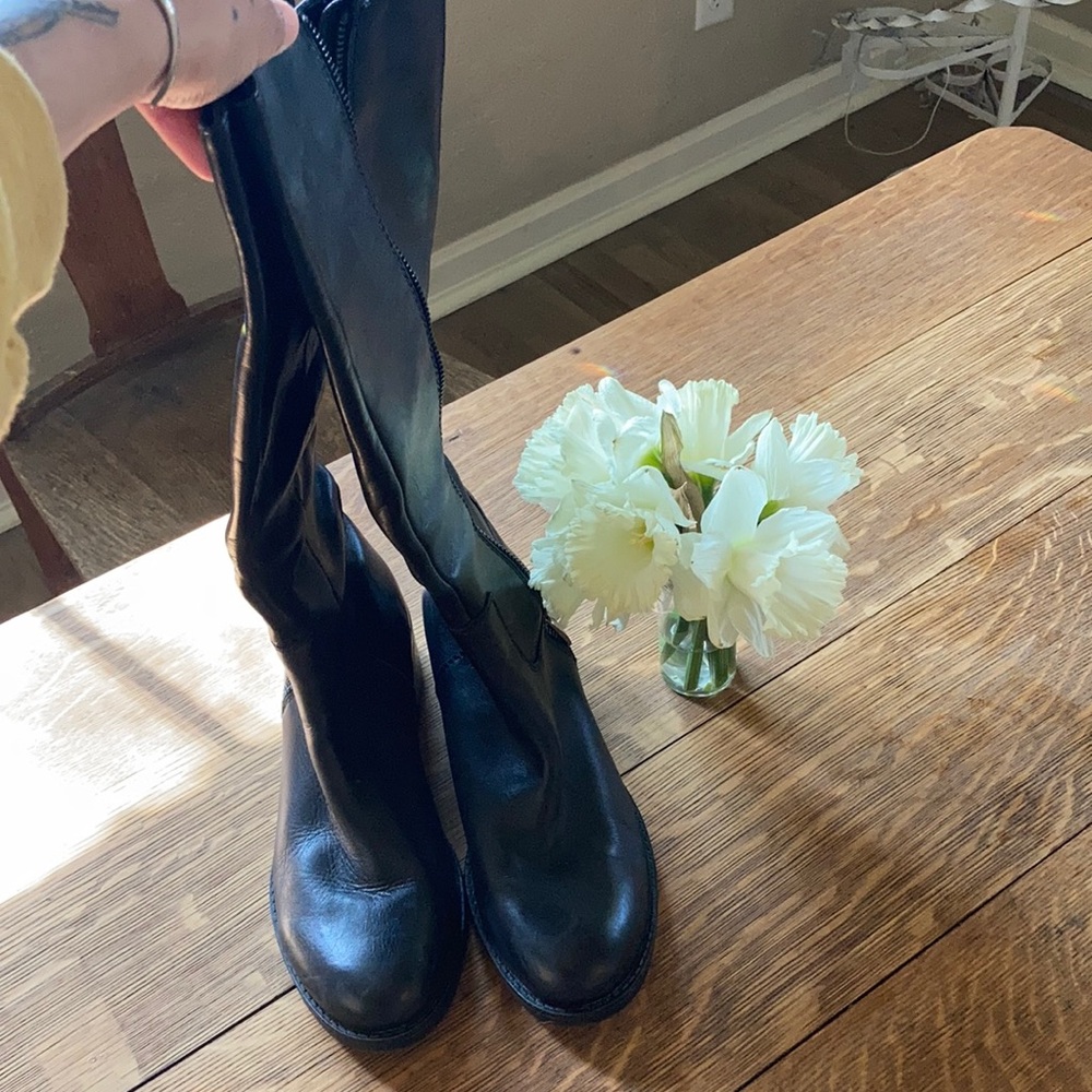 COPY - 100%Leather Black boots